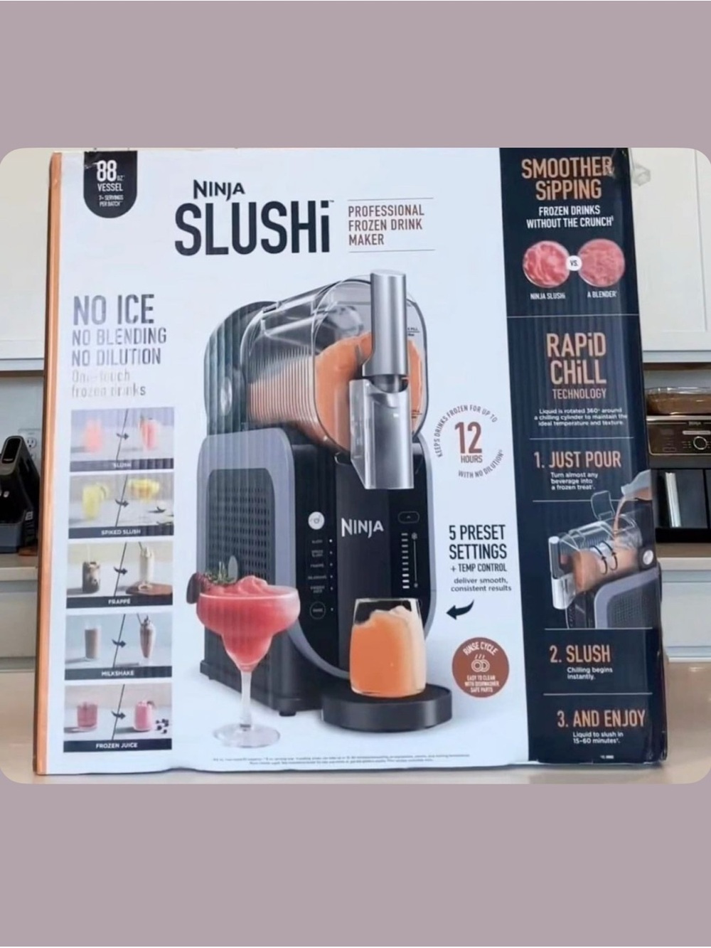 Ninja SLUSHI Frozen Drink Maker - Black & Silver